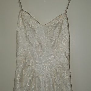 Vintage lace wedding dress